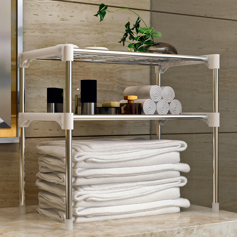 Transform Your Space with the Multi-Purpose Kitchen and Bathroom Microwave Shelf Organizer