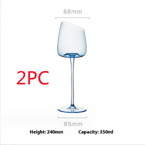 Discover the Elegance of Klein Blue Crystal Glass Goblet