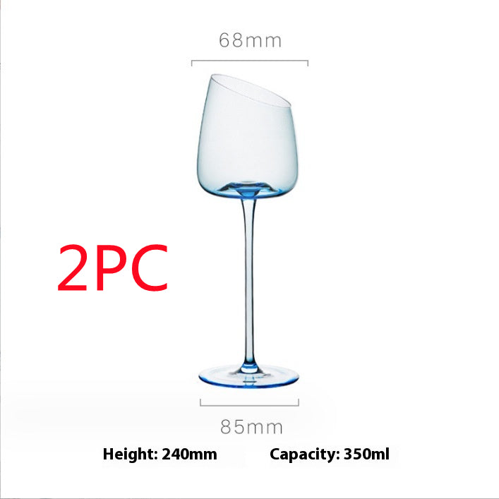 Discover the Elegance of Klein Blue Crystal Glass Goblet