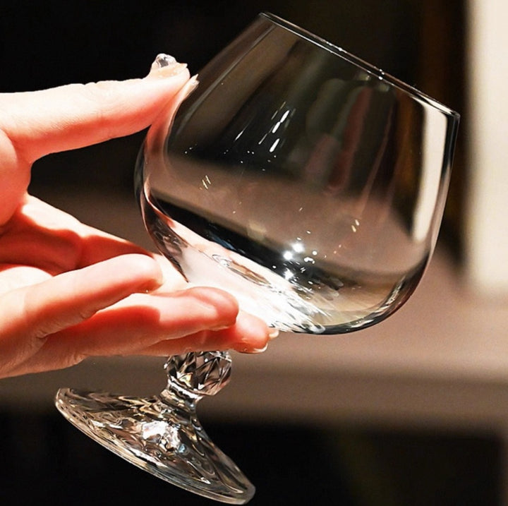 Elegant Red Wine Crystal Brandy Glass Whiskey Glass