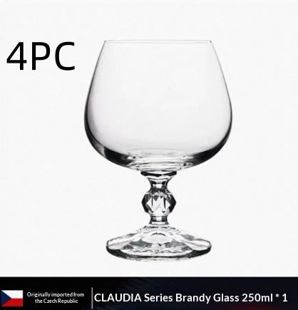 Elegant Red Wine Crystal Brandy Glass Whiskey Glass