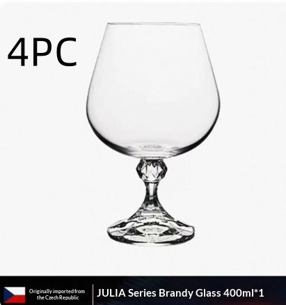Elegant Red Wine Crystal Brandy Glass Whiskey Glass