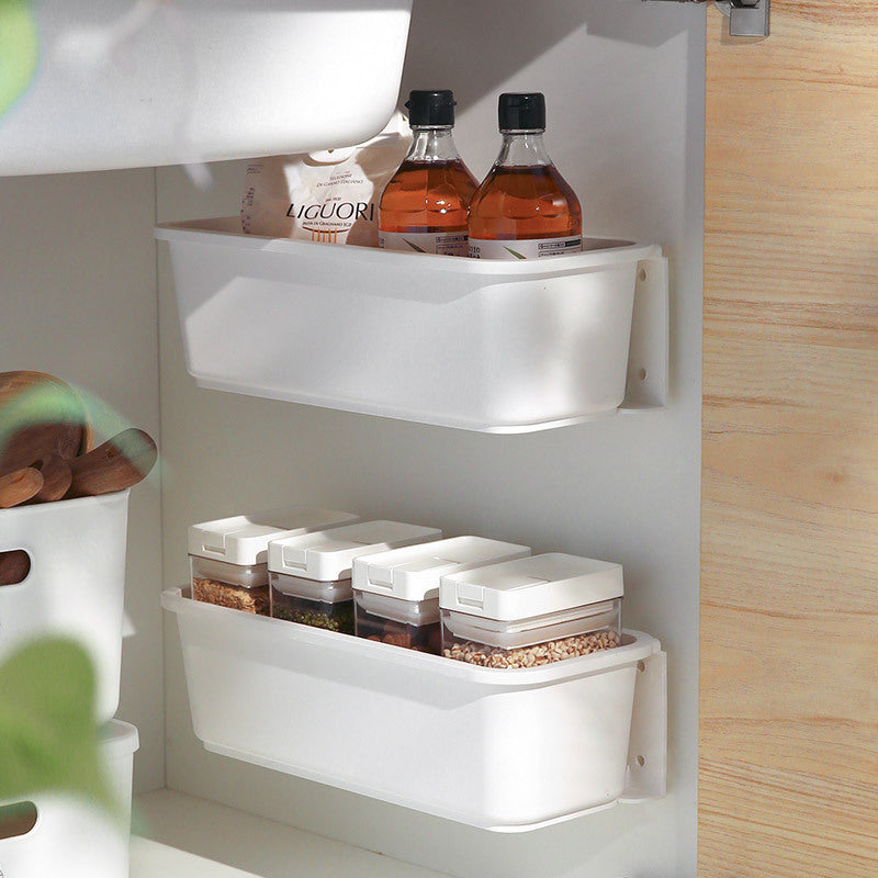 Under-Sink Kitchen and Bathroom Wall-Mounted Storage Rack