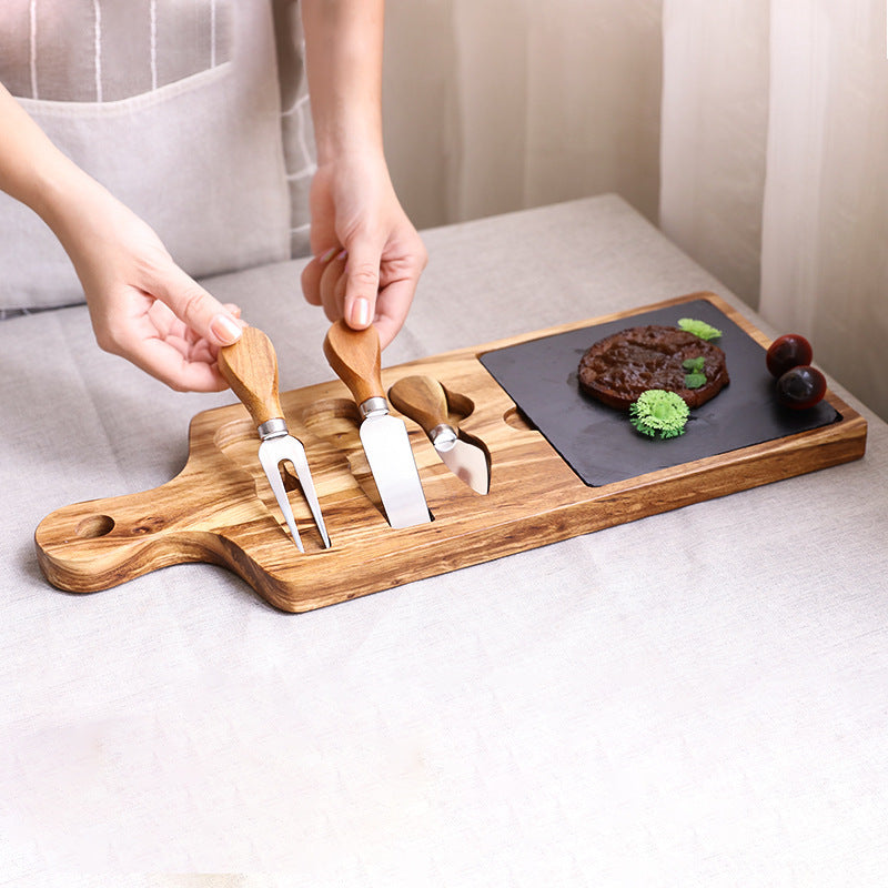 Meat and Cheese Cutting Board Party Platter Set