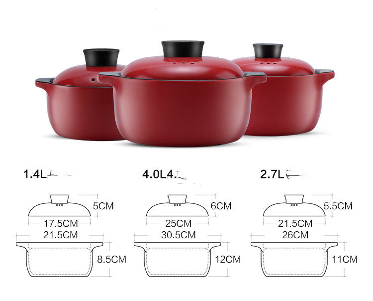 Household Health Ceramic Stock Pot