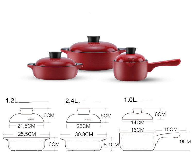 Household Health Ceramic Stock Pot