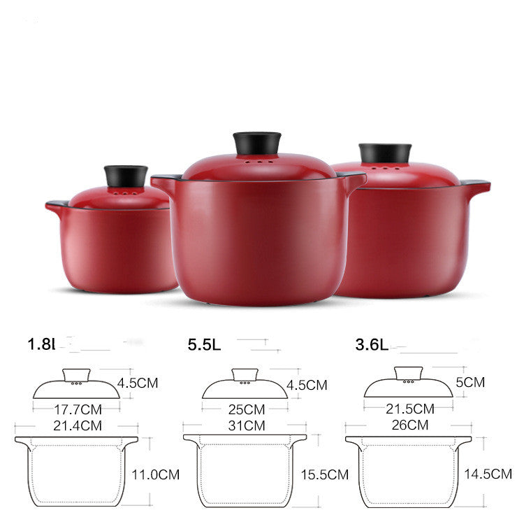 Household Health Ceramic Stock Pot