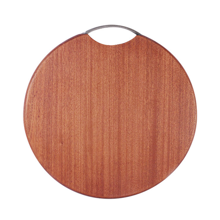 Japanese Ebony Solid Wood Circular Cutting Board Crack-Proof