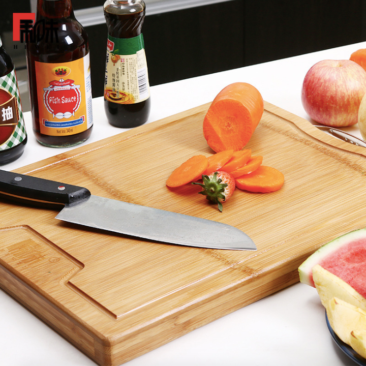 Whole bamboo bamboo carbonization process cutting board