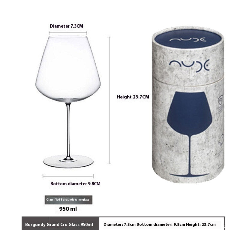 Ultra-Thin European Style Red Wine Glass Goblet Large