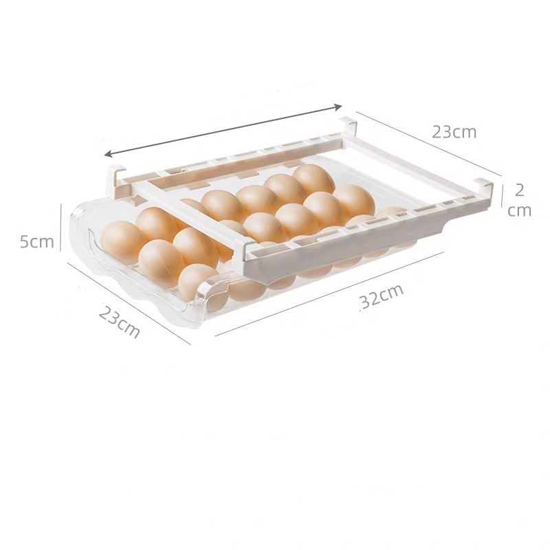 Adjustable Kitchen Refrigerator Pull-Out Storage Rack Organizer