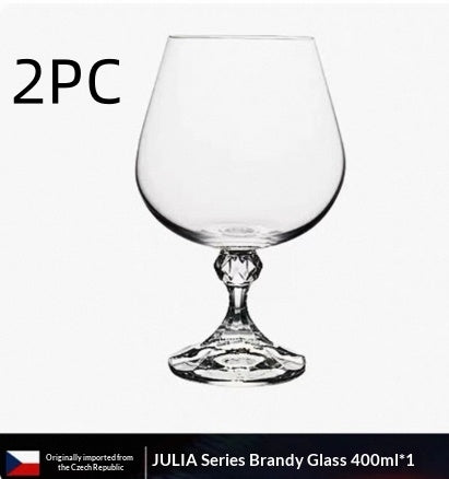 Elegant Red Wine Crystal Brandy Glass Whiskey Glass