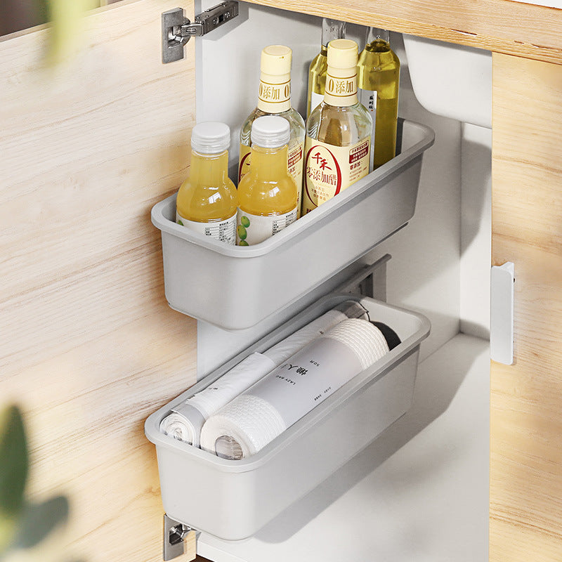 Under-Sink Kitchen and Bathroom Wall-Mounted Storage Rack