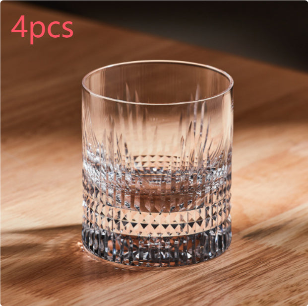 Whiskey Glass K9 Crystal Glass Heavy Feeling Wine Glass
