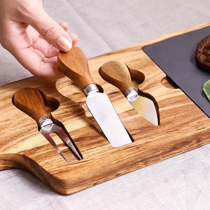 Meat and Cheese Cutting Board Party Platter Set