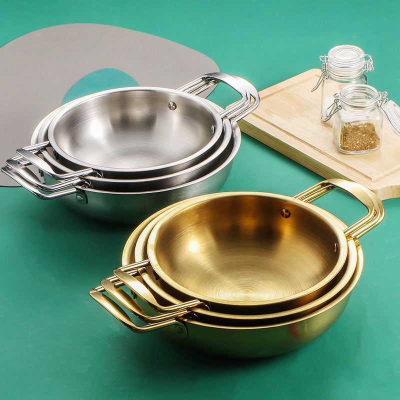 Thickened Griddle Double Ear Golden Ramen