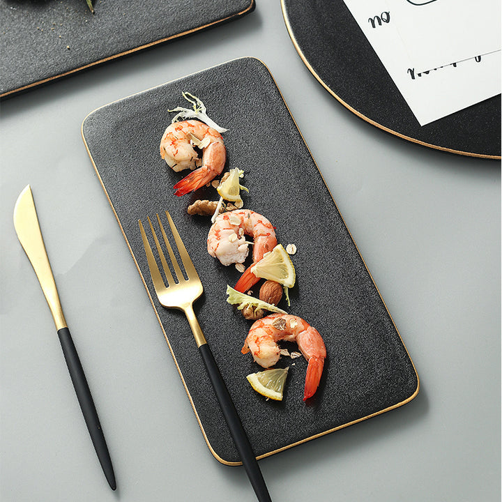 Steak Plate Cutlery Set