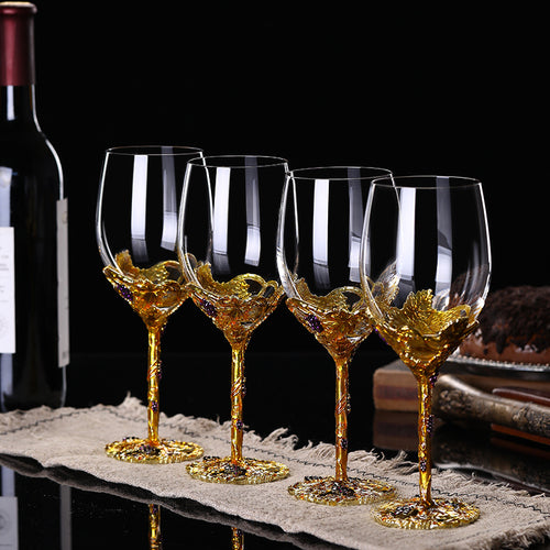 European Style Crystal Red Wine Glass Set