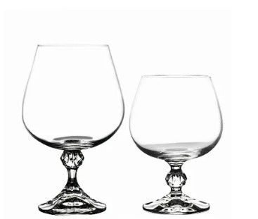 Elegant Red Wine Crystal Brandy Glass Whiskey Glass