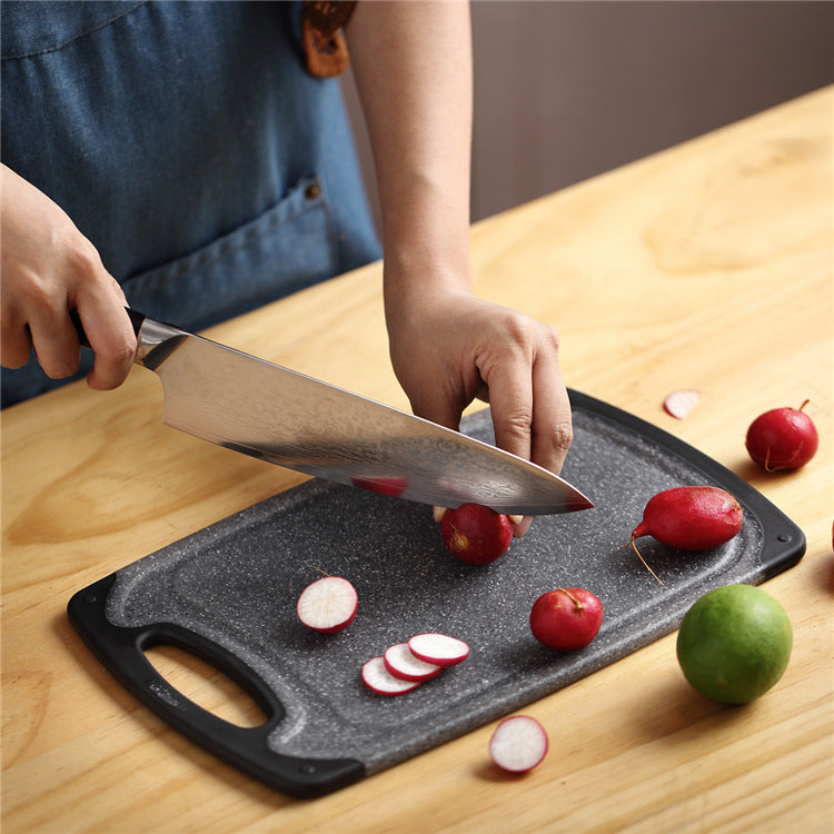 Three-Piece Hangable Imitation Marble Plastic Cutting Board Set