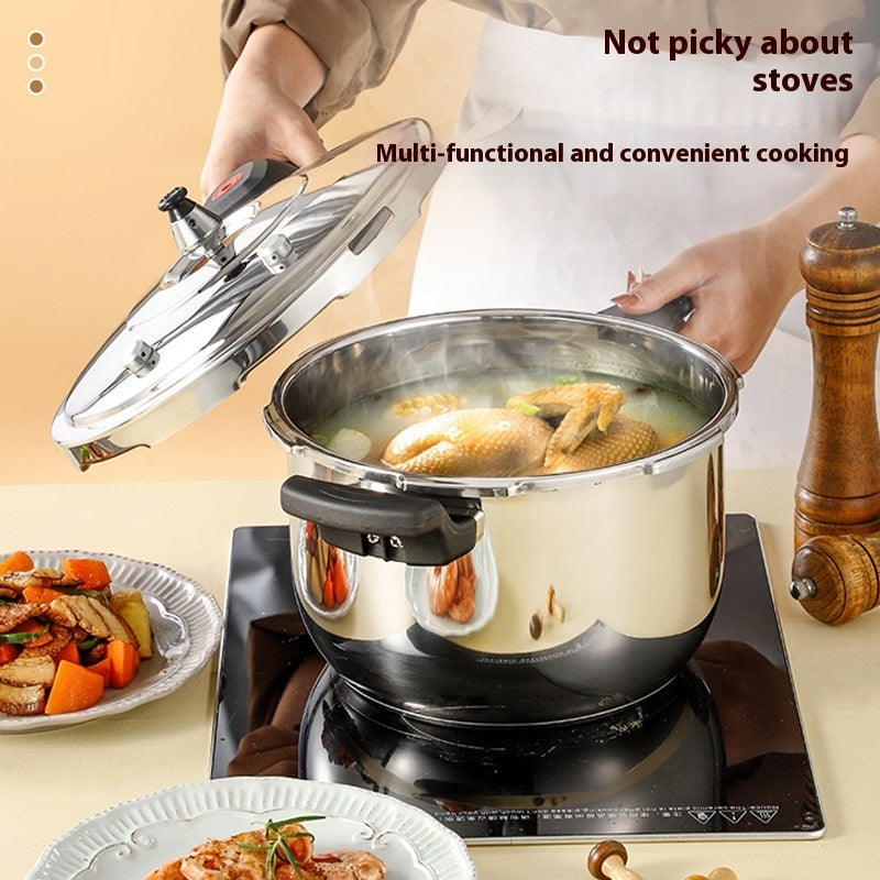 Multi-functional Large Capacity Stainless Steel Pressure Cooker