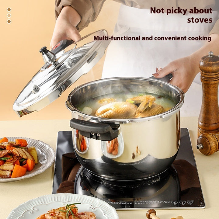 Multi-functional Large Capacity Stainless Steel Pressure Cooker
