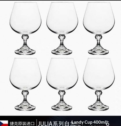 Elegant Red Wine Crystal Brandy Glass Whiskey Glass