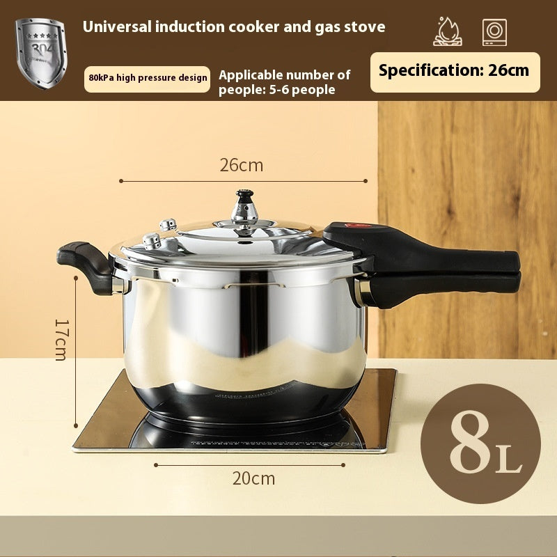 Multi-functional Large Capacity Stainless Steel Pressure Cooker
