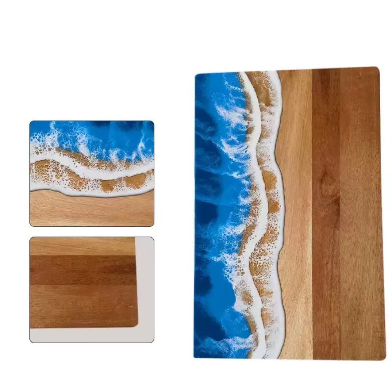 Epoxy Resin Acacia Cutting Board Cooked Food Board