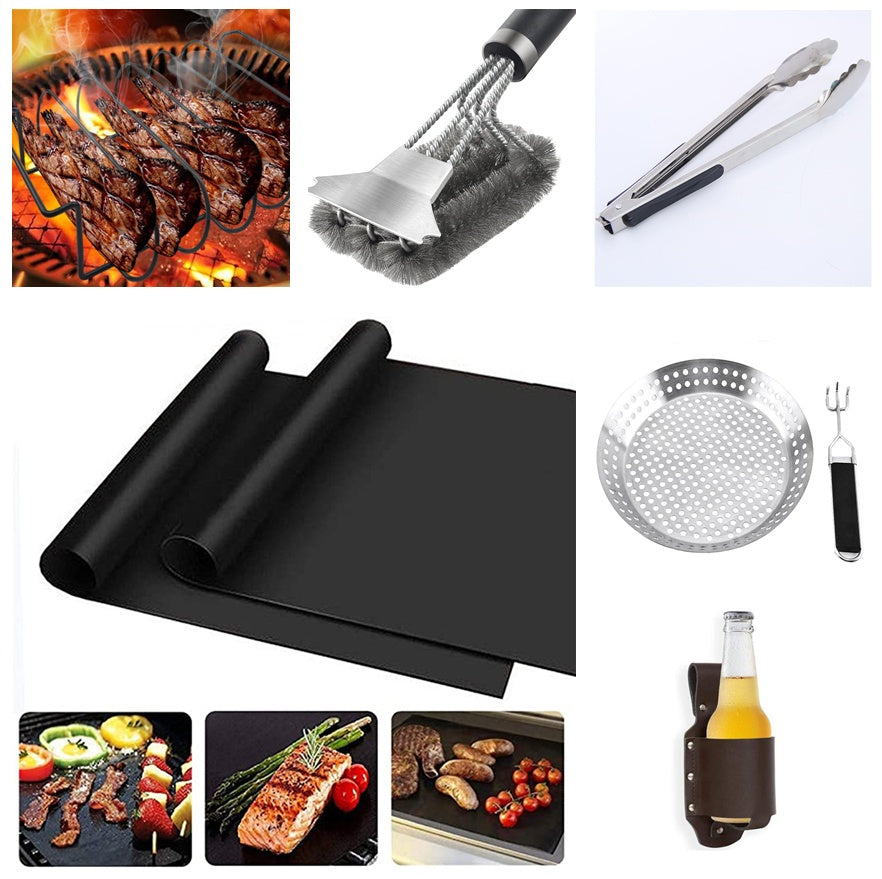 Non-Stick Barbecue Grill for Steak and Chicken