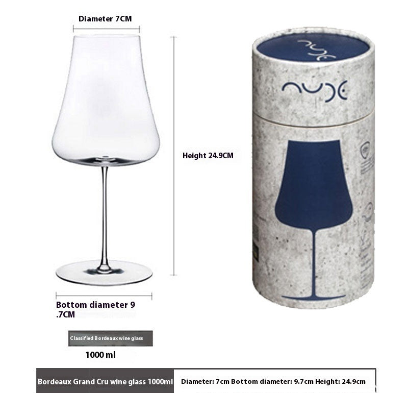 Ultra-Thin European Style Red Wine Glass Goblet Large