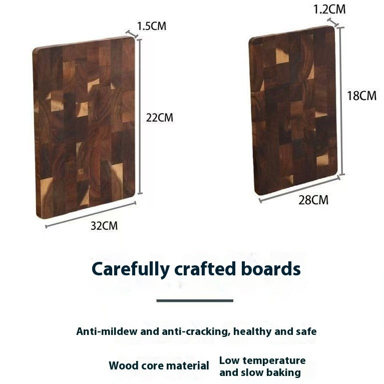 Acacia Mangium Solid Wood Chessboard Cutting Board