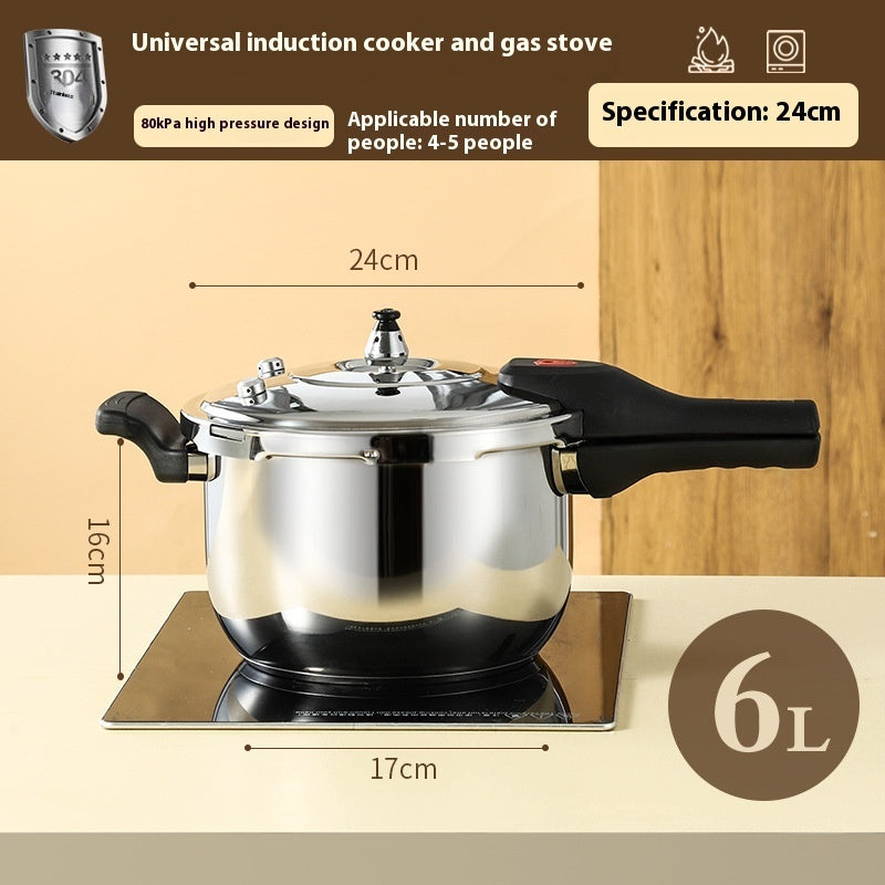 Multi-functional Large Capacity Stainless Steel Pressure Cooker